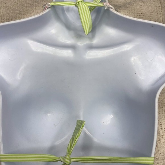 Beach Bunny Pink Gingham Halter Bikini Top nwt - Picture 5 of 6